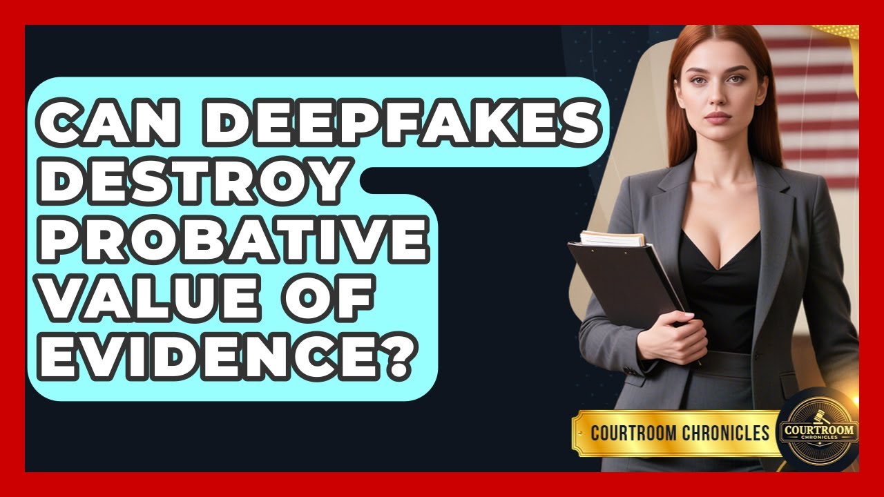 Can Deepfakes Destroy Probative Value Of Evidence? - Courtroom Chronicles