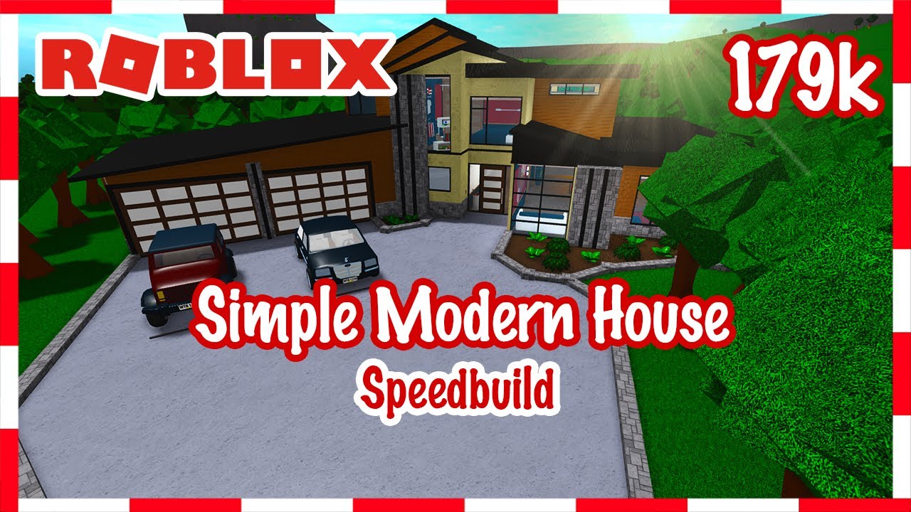 Building a SIMPLE MODERN HOUSE (Speedbuild)