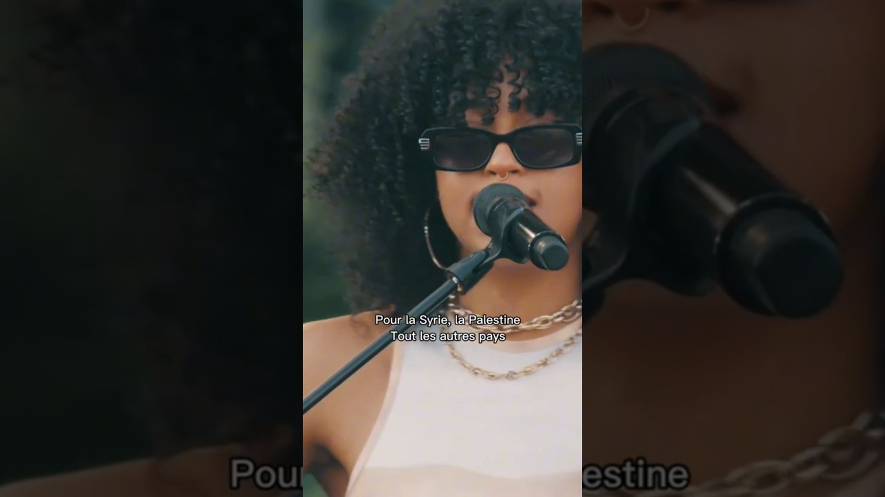Dinaa - Que Reste-t-il ? (Live Francofolies 2025) #artiste #concert #lyrics #palestine #music #short