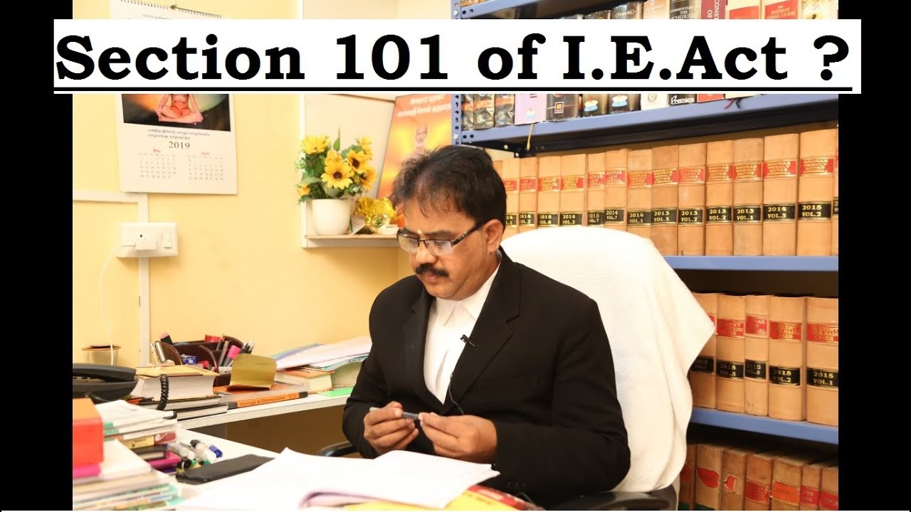 What is Burden of Proof u/s 101 of Indian Evidence Act? | TAMIL