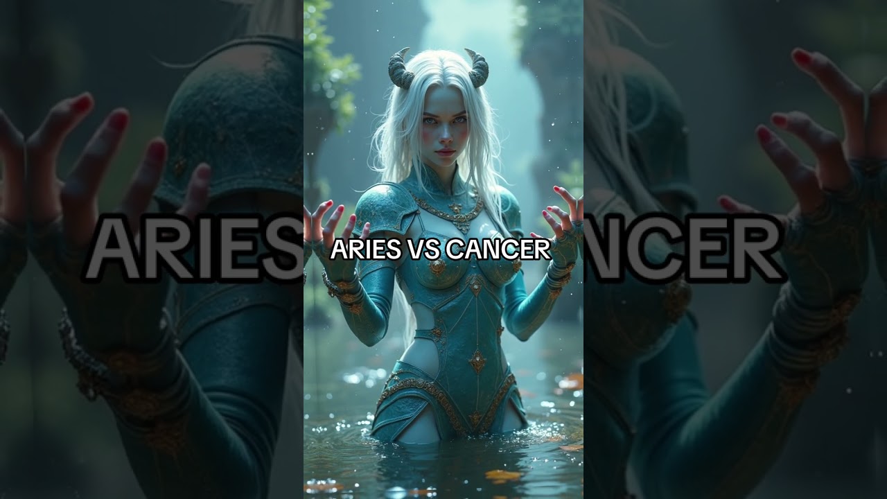Aries versus cancer #astrology #zodiacsigns #horoscope #zodiac #aries #cancer