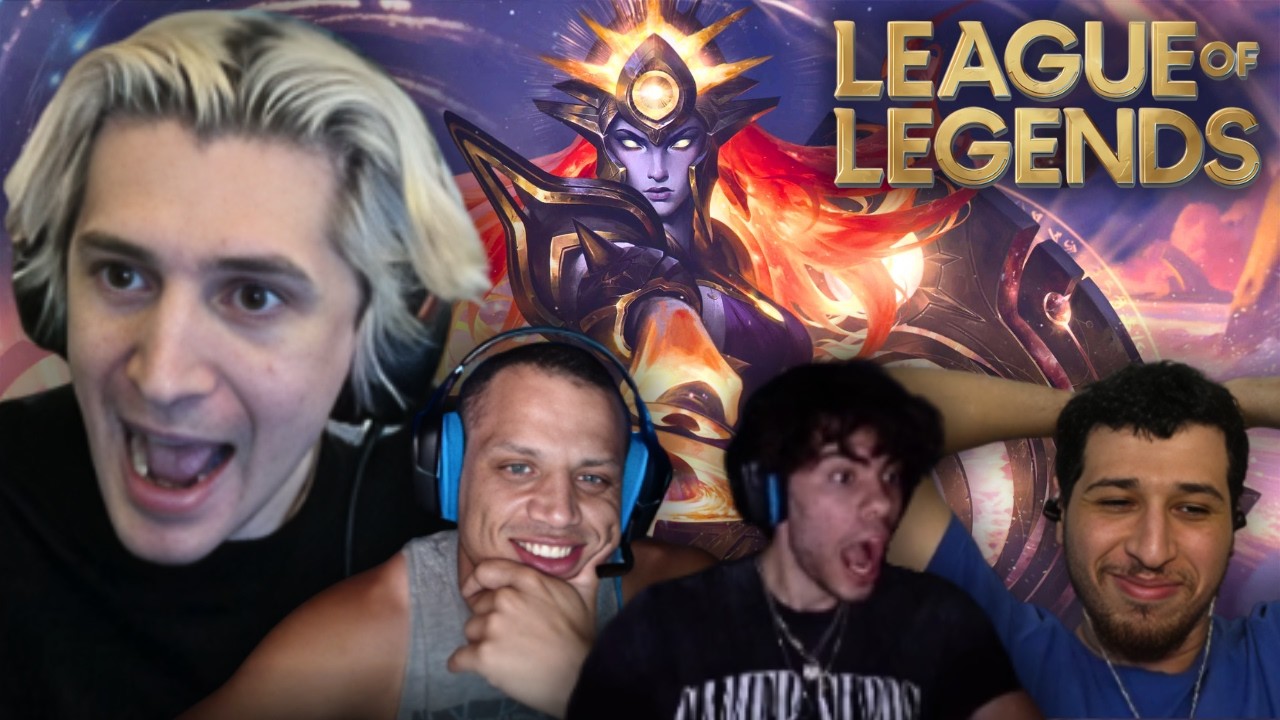 xQc THE FUNNIEST LoL 5S Ranked Games ft. Tyler, Dantes, Moxy, & Humzh