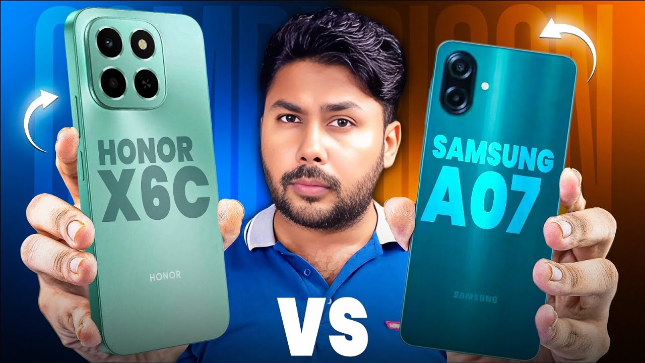 Samsung Galaxy A07 vs Honor X6c – Which One Should You Buy in 2025? Full Comparison!