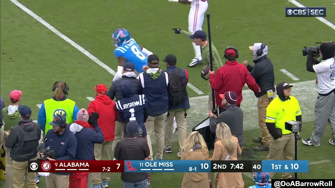 Ole Miss OL/Offense vs Alabama Defense (2022)