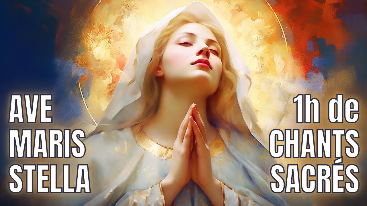 1h de CHANTS SACRÉS GRÉGORIEN : AVE MARIS STELLA - Musique d'Ambiance Monastique & Prière Méditative