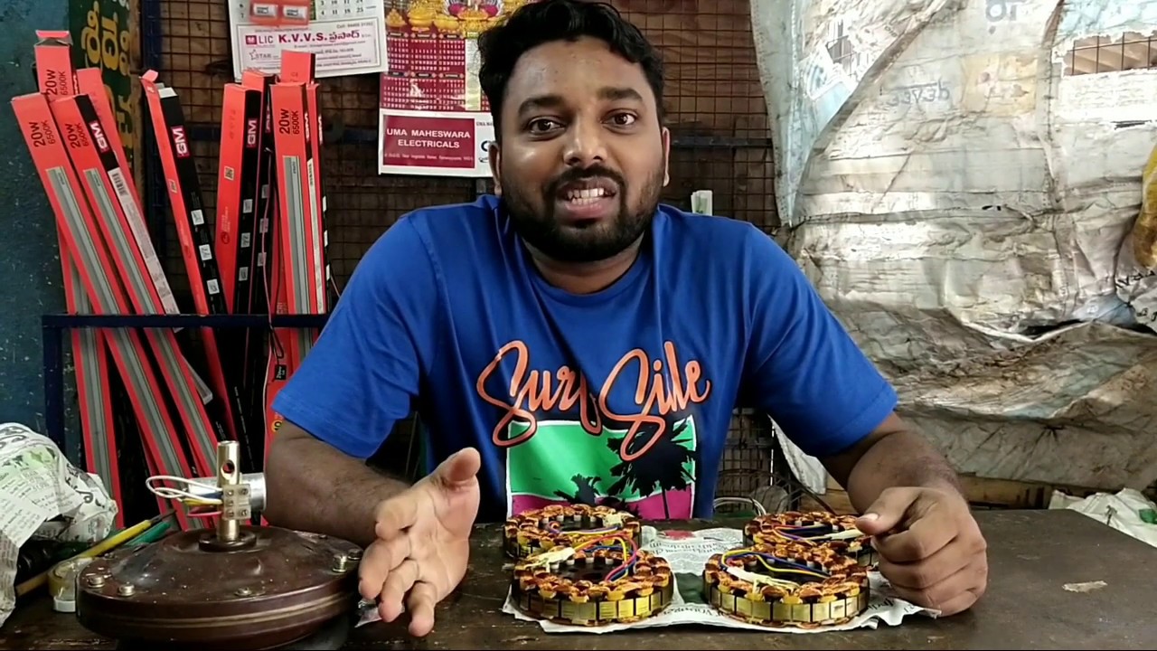 Cealing fan spare parts in telugu