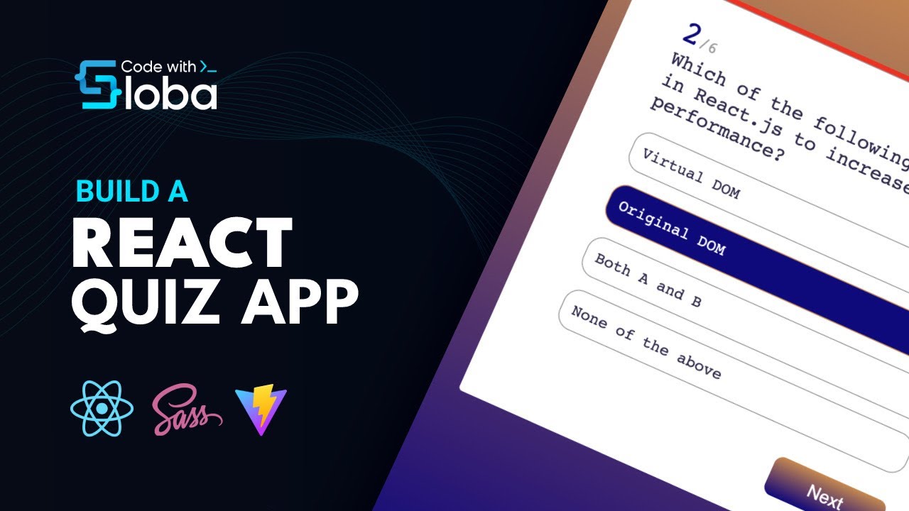 How to Build a Quiz App using React (for Beginners)
