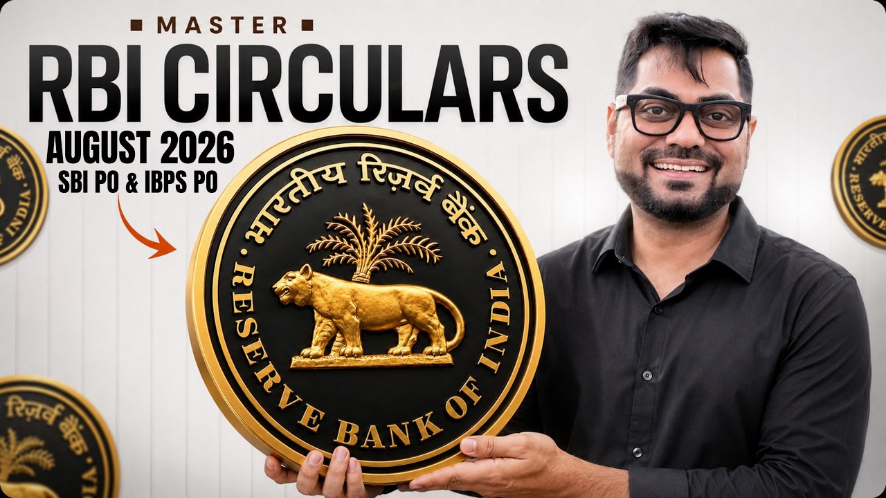 RBI & SEBI CORNER August 2026 | RBI Circulars, Notifications & Press Releases | SBI PO & IBPS PO ...