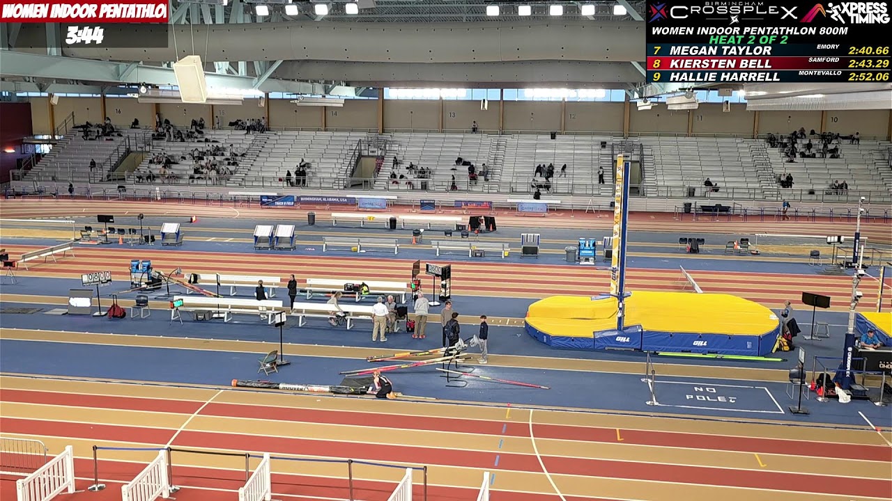 Samford Heptathlon/Pentathlon Indoor Track - LIVE STREAM