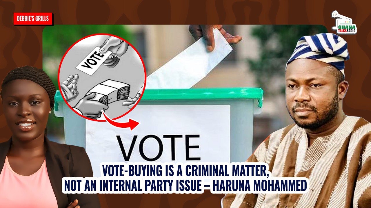 Vote-buying is a criminal matter, not an internal party issue &ndash; Haruna Mohammed