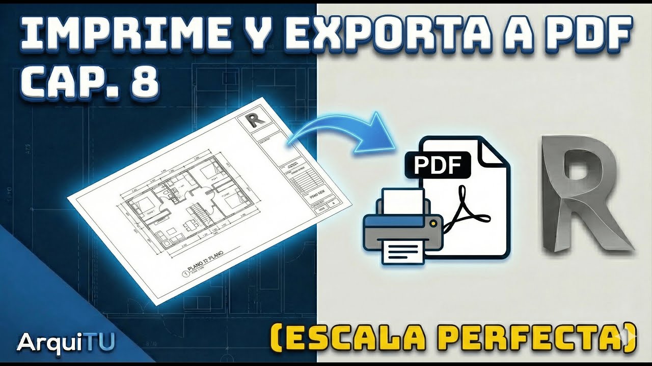 8/9 Imprime y Exporta a PDF en Revit (Escala Perfecta)