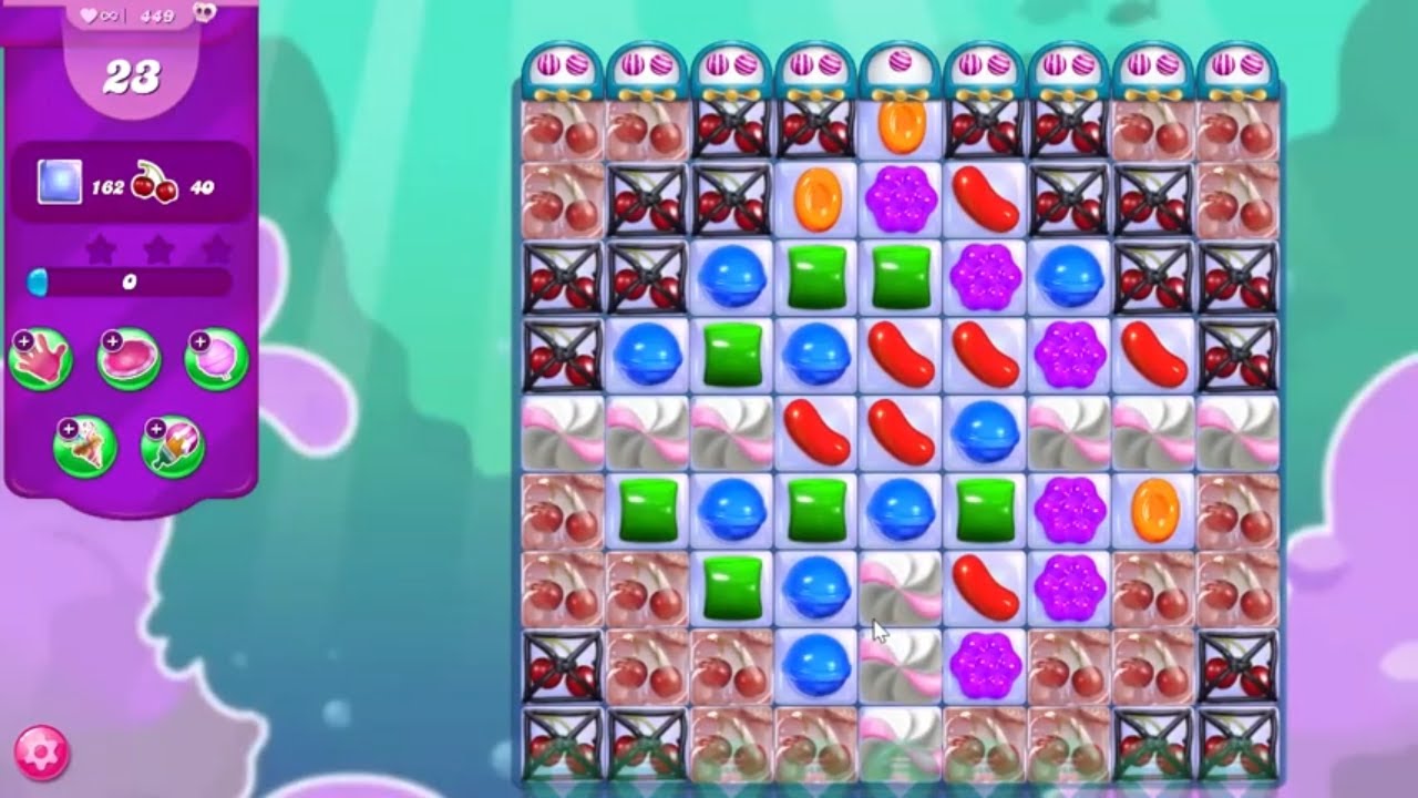 Candy Crush Saga LEVEL 449 NO BOOSTERS (new version)