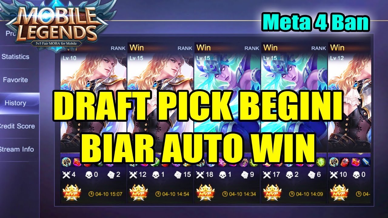 INI DIA META DRAFT PICK JAMAN NOW - Mobile Legends Indonesia