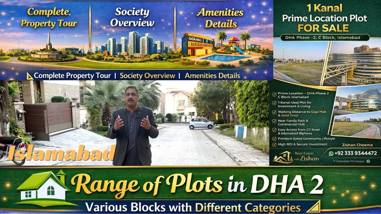 DHA Phase 2 Islamabad Kanal Plot for Sale | Prime C Block Location | High ROI Investment | G.T Road