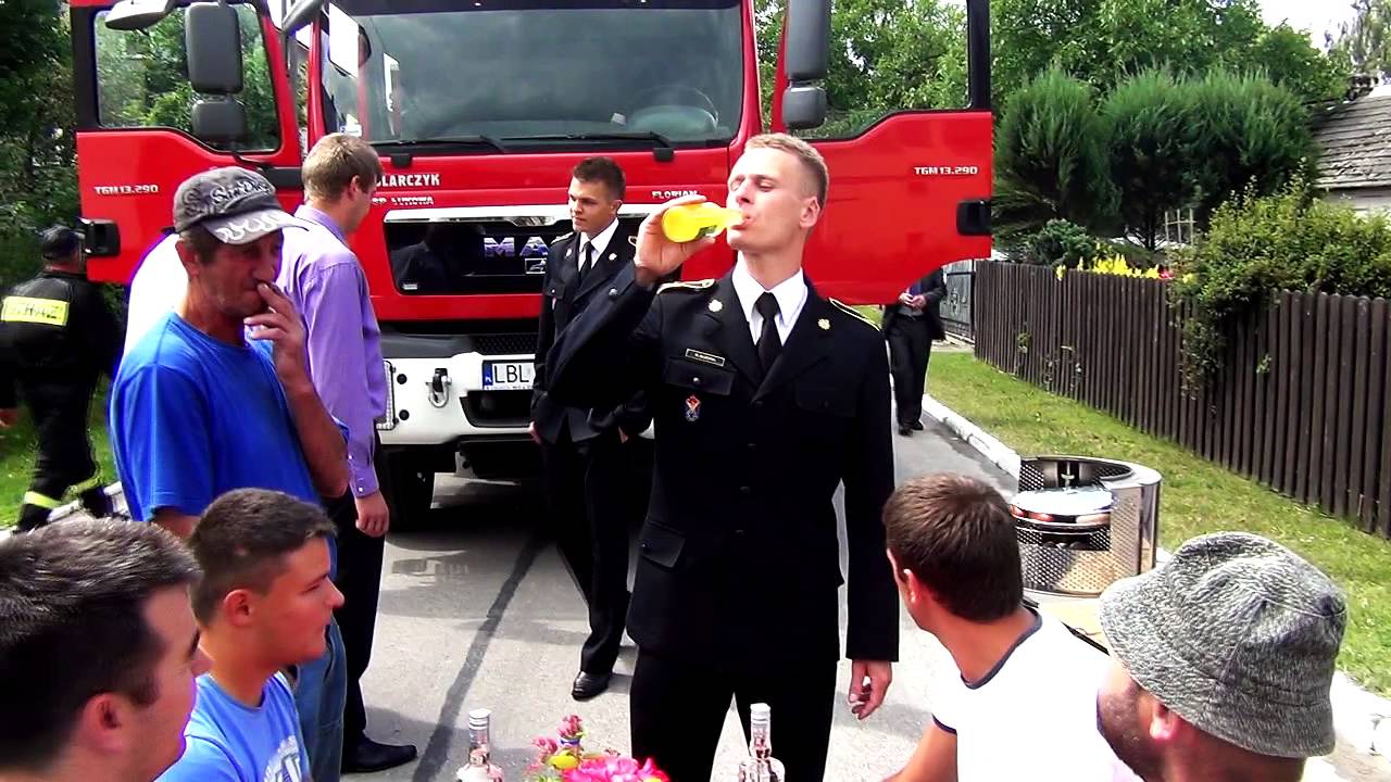 Strażacka brama weselna || OSP Łukowa