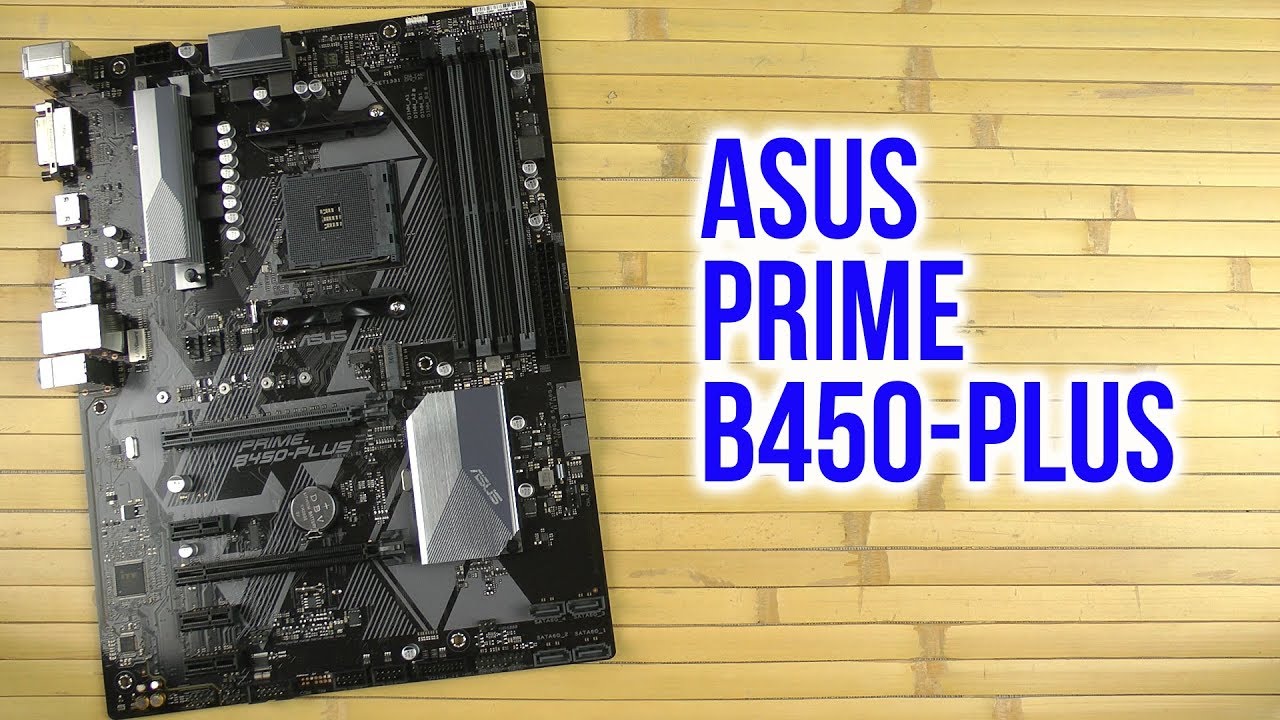 Распаковка Asus Prime B450-PLUS