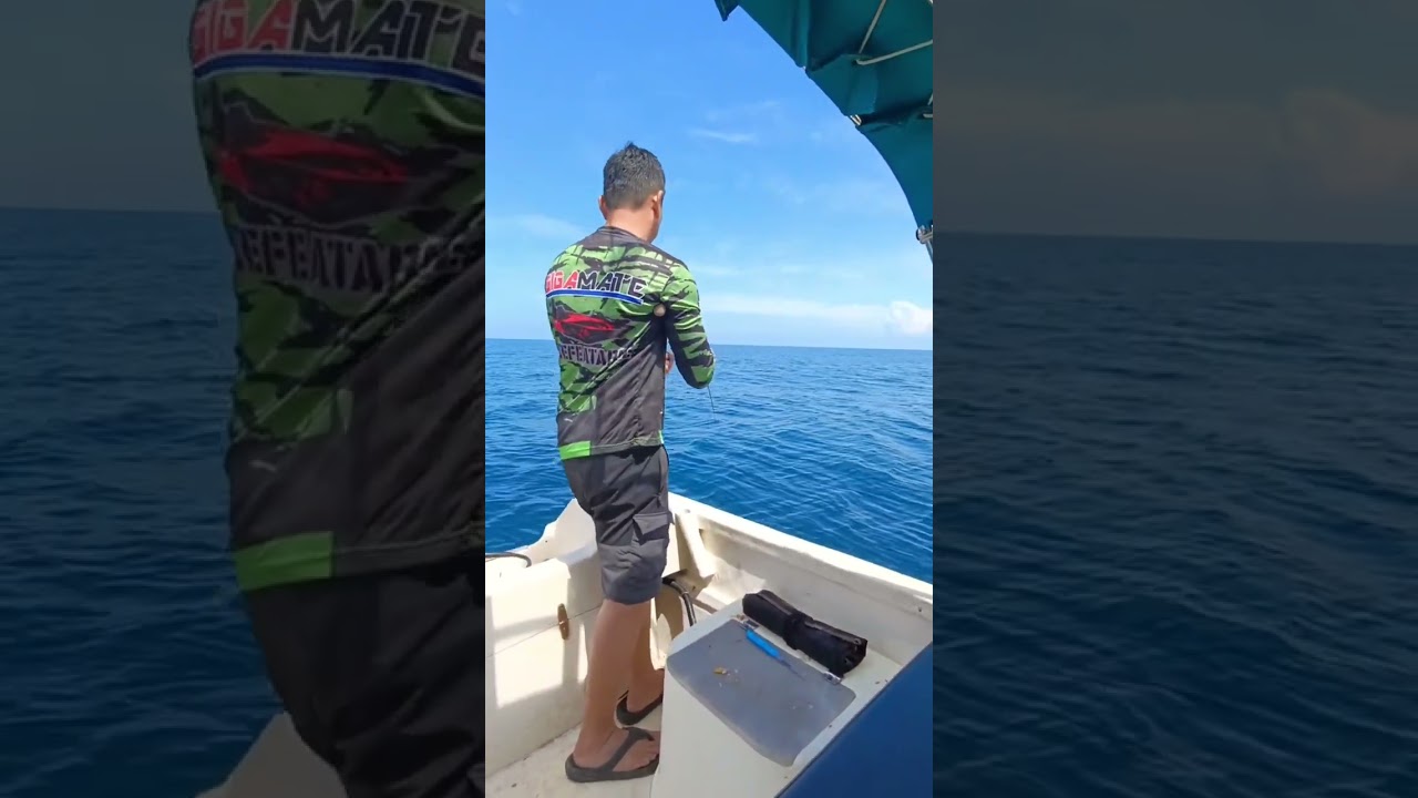 Jigging Gerong Belang @ Kuantan (Gnathanodon speciosus / Golden Trevally / Golden Jack / 黄合鲳) May 24