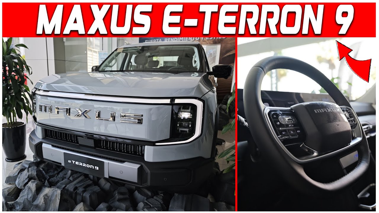 Pickup 100% eléctrica Maxus: eTerron9, autonomía de 430 KM (conducción mixta)