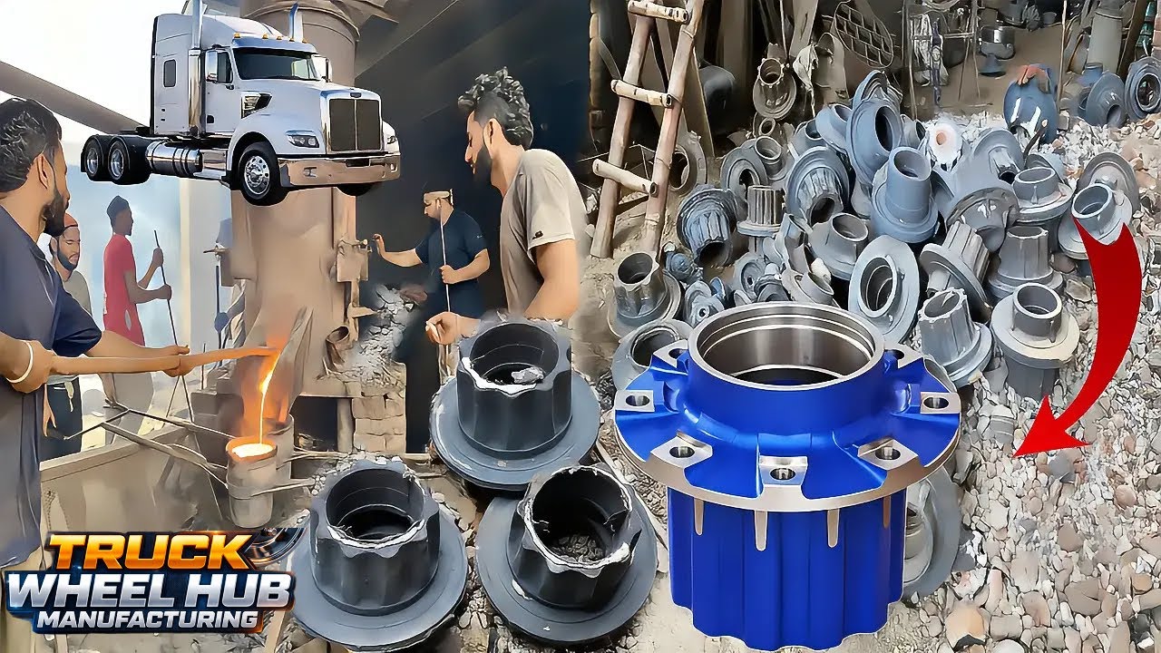 How to Make Truck wheel hubin Factory | truck wheel Hub manufacturing process
