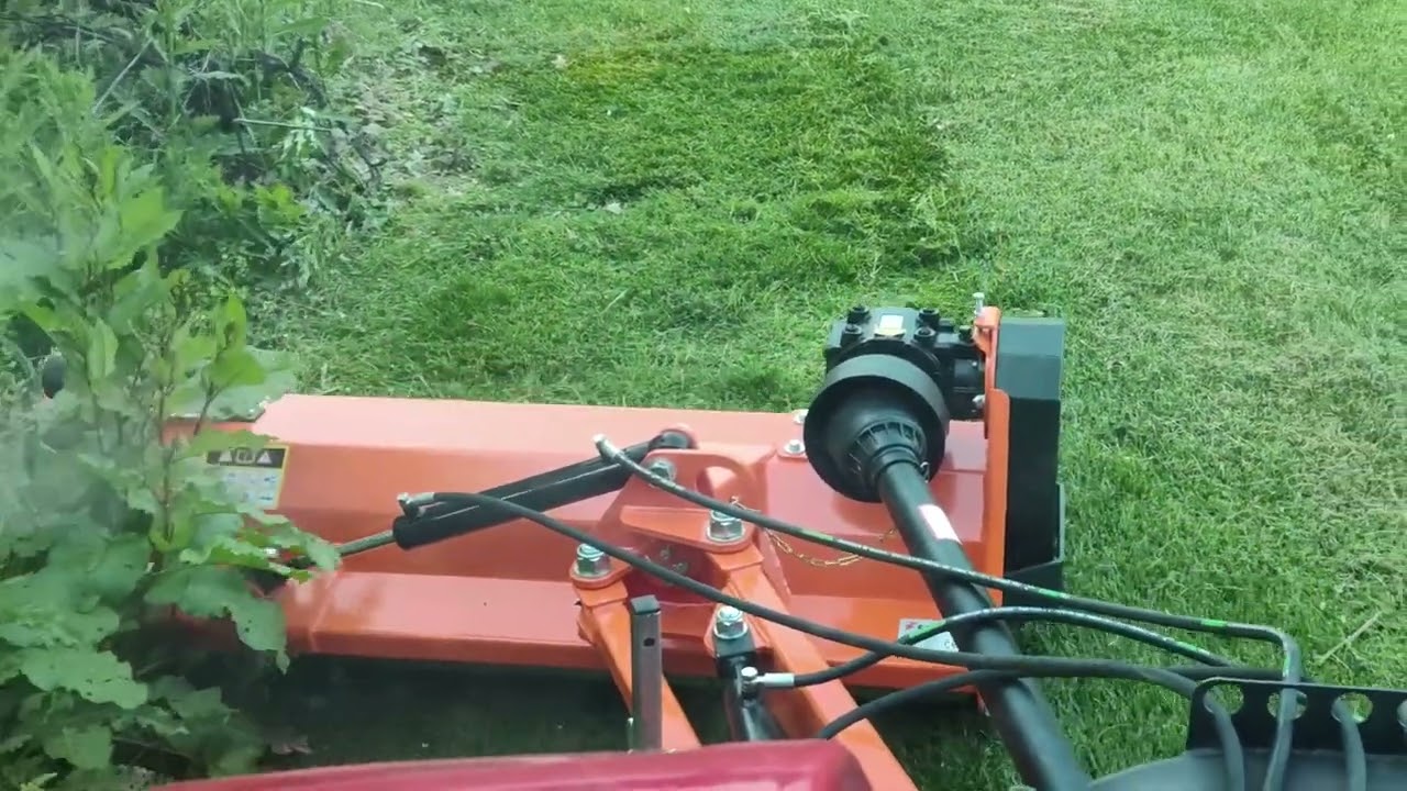 VLF65 Flail Mower in Action | PTO Offset Flail Ditch Bank Mower for Tractors (25-45HP)