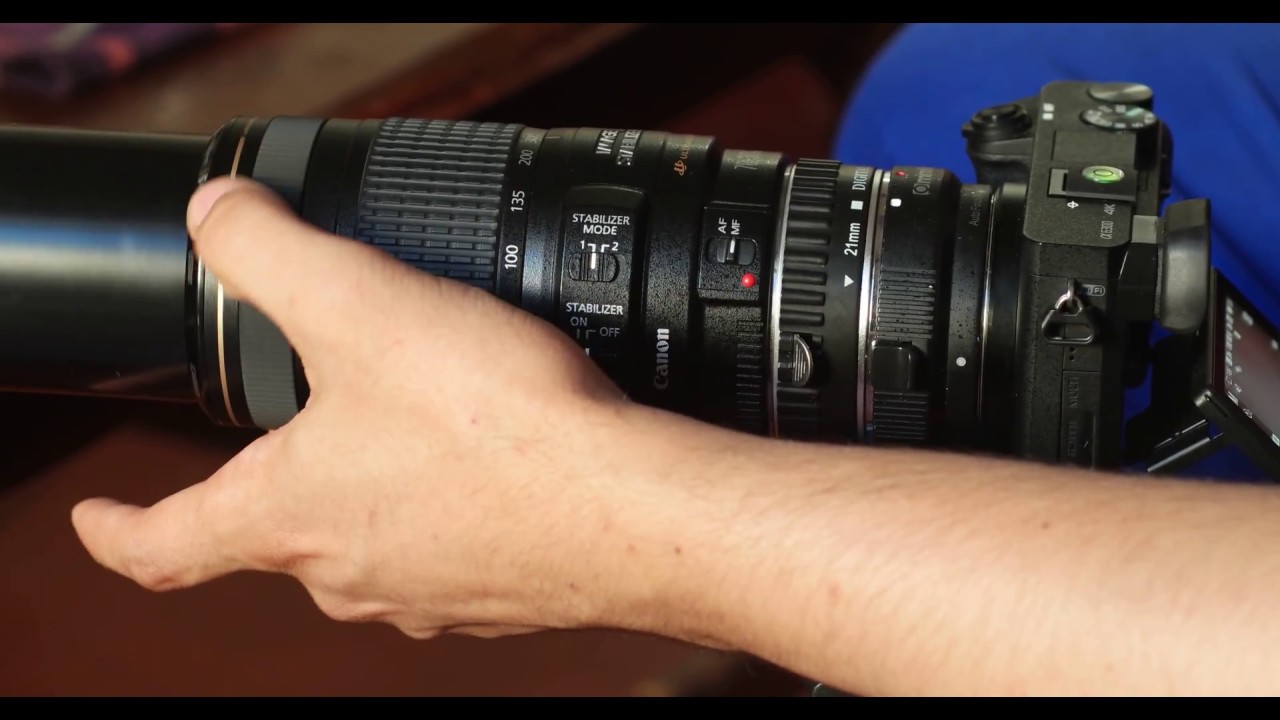 The  CANON EF 70-300 mm f/4-5.6 IS USM shot with ( Samsung NX500+50mm nikkor f1.8 )