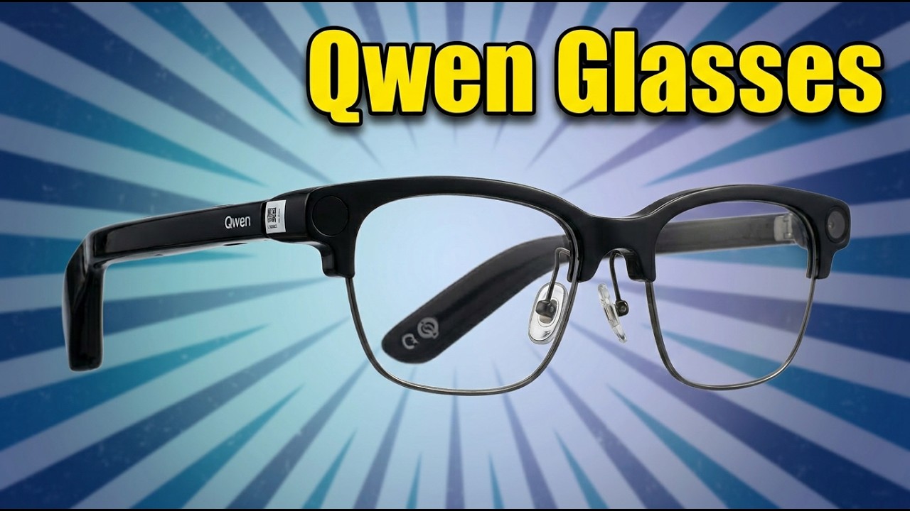 TIEMBLA META 💥 Llegan las Qwen Glasses G1👓 Gafas inteligentes con inteligencia artificial de AliBaba