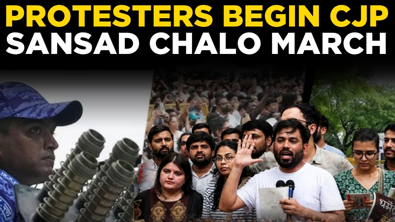 CJP Protest Live: Delhi Police Ban Large Gatherings Ahead of Parliament March | Times Now