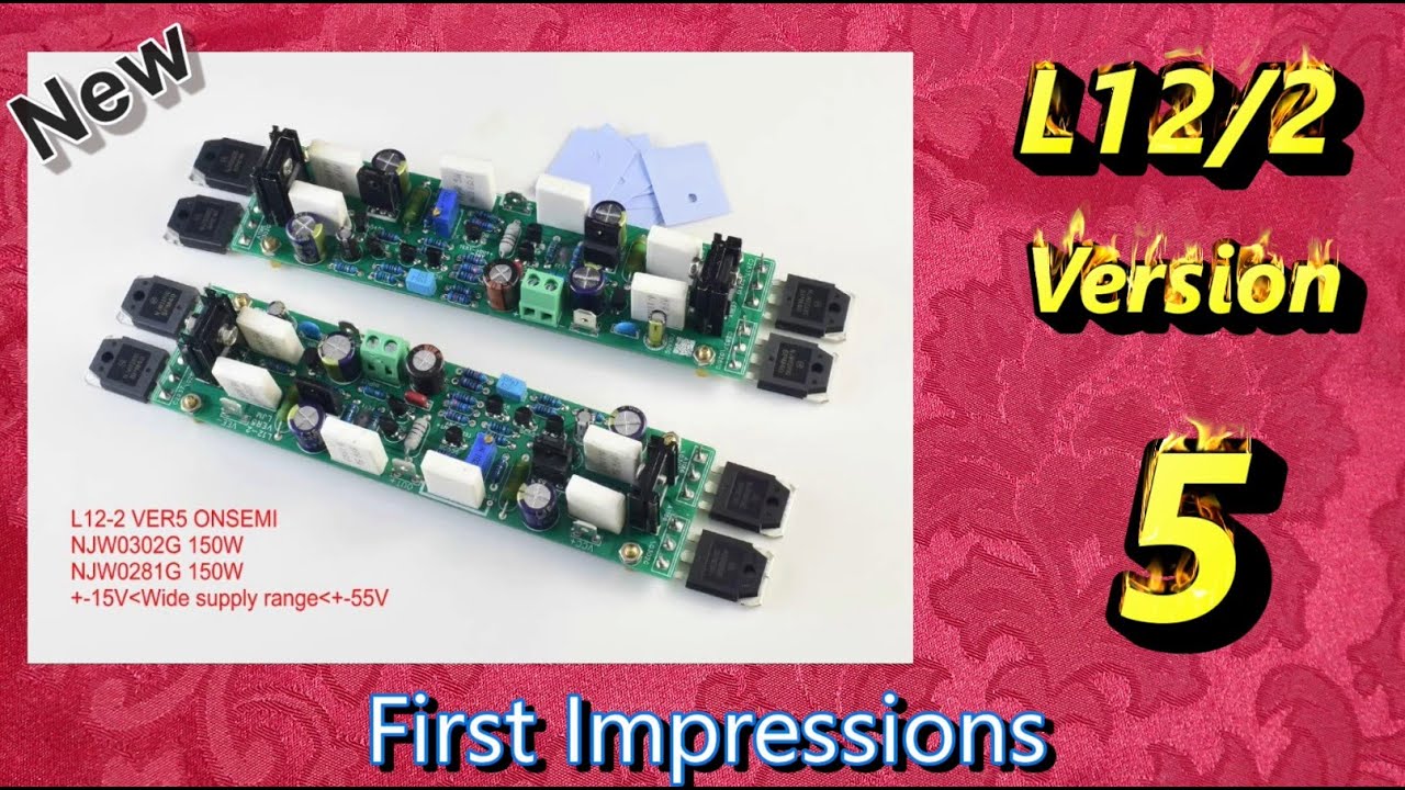 L12/2 Version 5 Amplifier. First impressions.