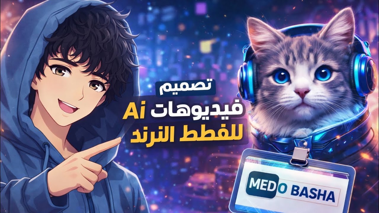 تصميم فيديوهات AI للقطط الترند 🐱🔥 | أفكار مجنونة بالذكاء الاصطناعي