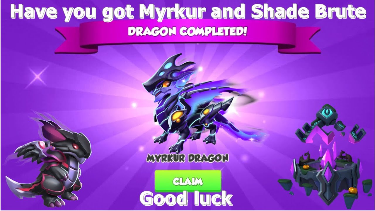 Have you got Myrkur and Shade Brute Dragon-Dragon Mania legends  Hatched Warg Dragon | DML