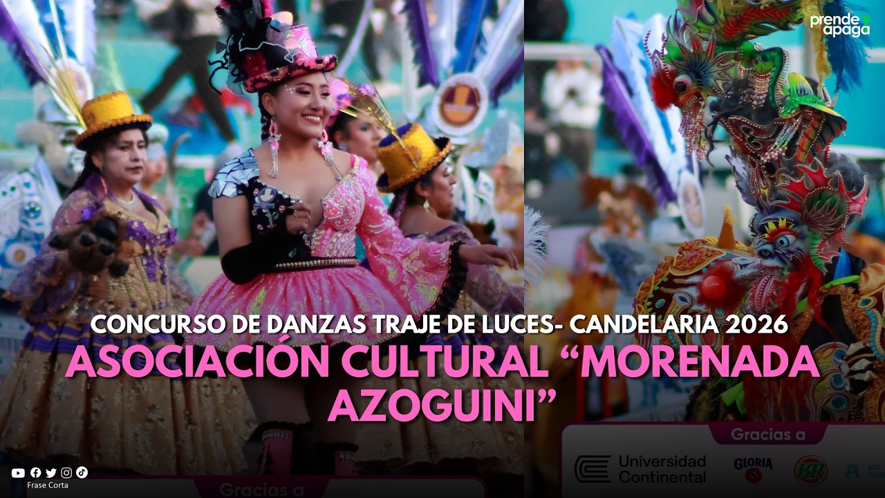 #Puno: Asociación Cultural “Morenada Azoguini” -  Festividad Virgen de la Candelaria 2026