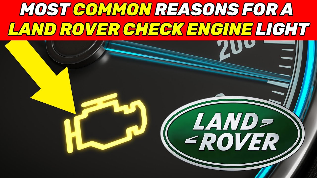Наиболее распространённые причины загорания индикатора «Check Engine» на Land Rover/Range Rover —...