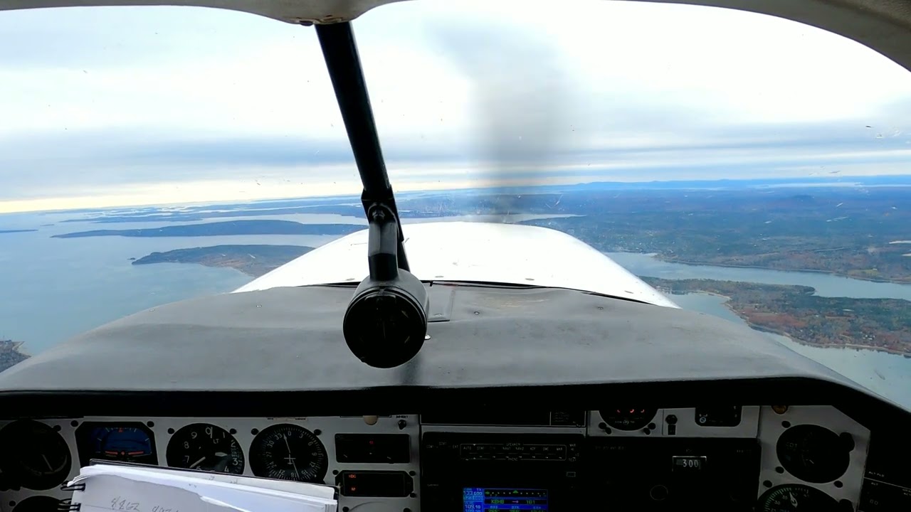 Mooney   IFR Departure Bar Harbor Maine 24 1029