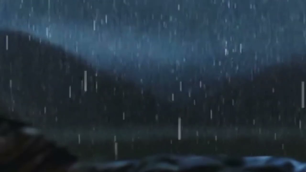 The sound of rain and thunder helps to relax and sleep soundly.صوت المطر للاسترخاء 