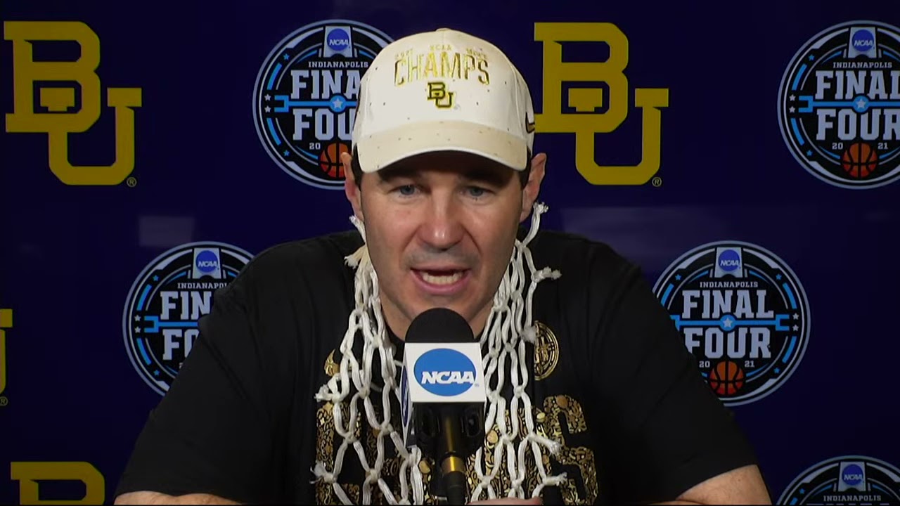 Baylor National Final Postgame Press Conference - 2021 NCAA Tournament