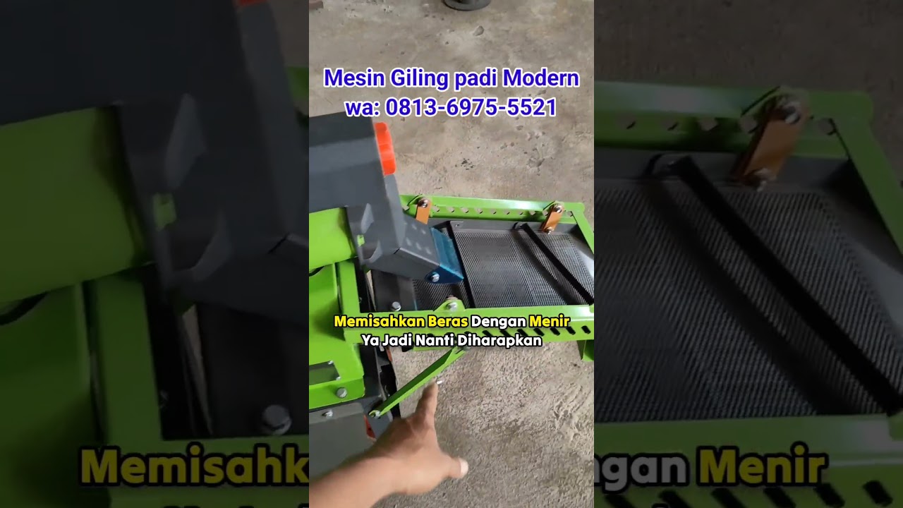 Mesin Giling padi Mini , simple Dan Murah Kapasitas 250 kg/jam