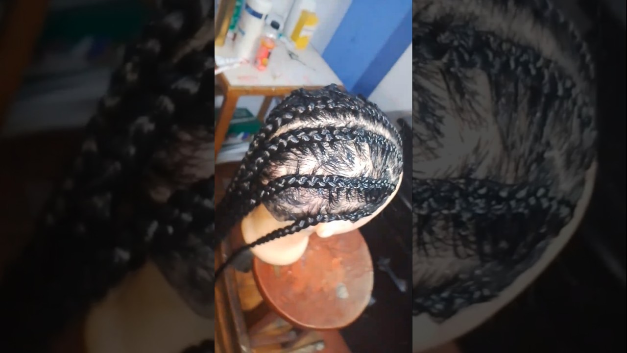 DISE&Ntilde;O DE TRENZA  PART 2 #hairstyle #trenzasfaciles #braids #trenzas #trenzados  #youtubeshorts