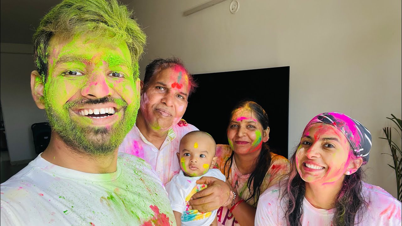 Nayansh ki First Holi ❤️🥰/ Mansi Yadav vlogs