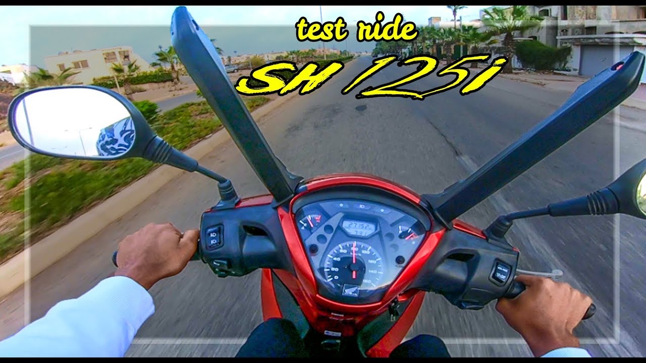 Imad Vlog - Test Ride Honda SH ROBOT 125i | مع معلومات رائعة SH تجربة سياقة هوندا