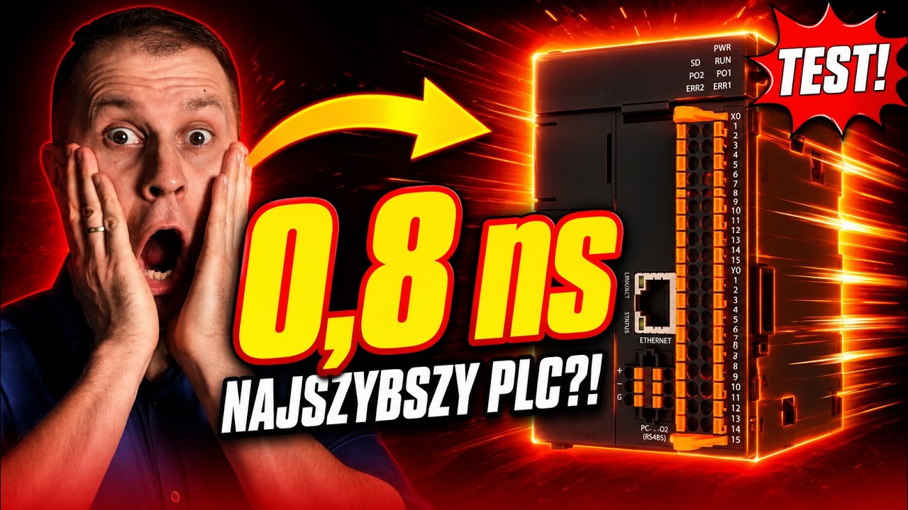 Najszybszy sterownik PLC na świecie?! 0,8 ns na instrukcję &mdash; testuję Fatek M-Series + HMI