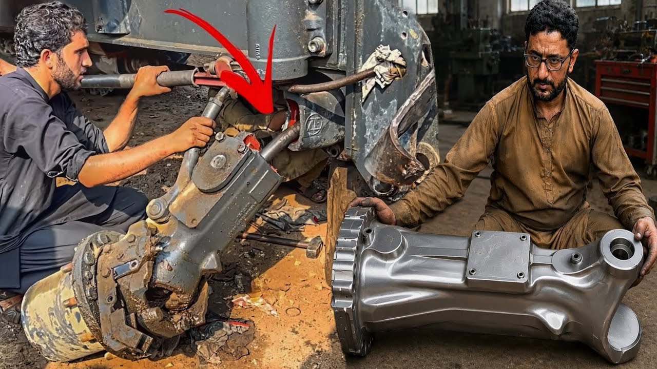 Broken Axle Housing Restored to Perfection | Amazing Salvage & Repair Skills
