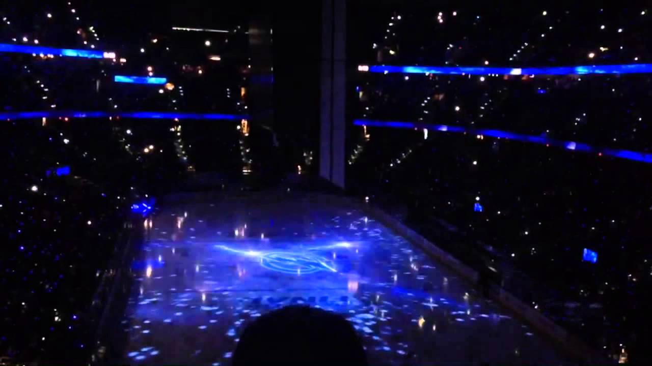 Amalie Arena Amazing Lightshow- 2015 SCF Game #1