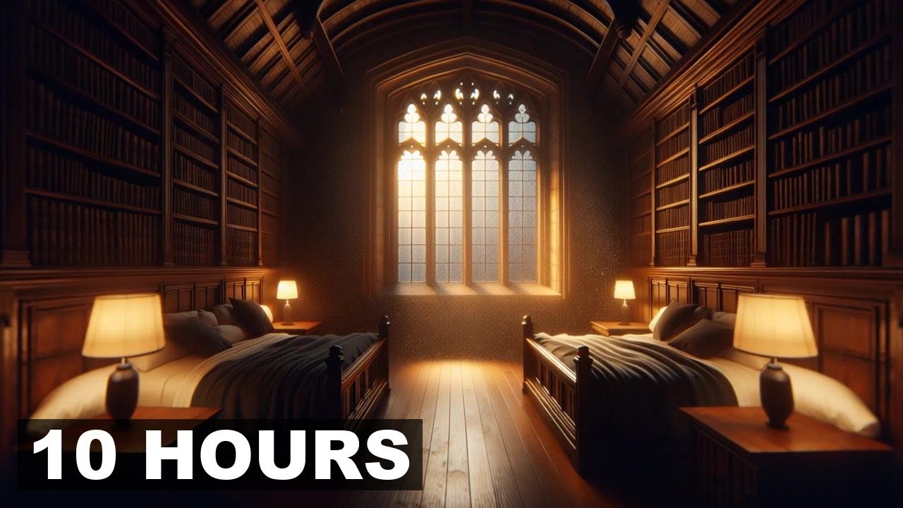 POV you're sleeping in a medieval library, tucked in with ancient tomes | The Sleep Video You Needed