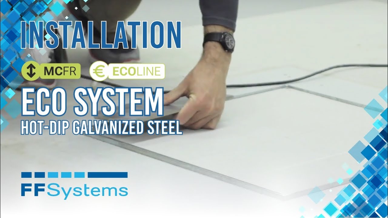 FF System ECO Stahl feuerverzinkt | Schachtabdeckung / Schachtdeckel | Montage FF Systems