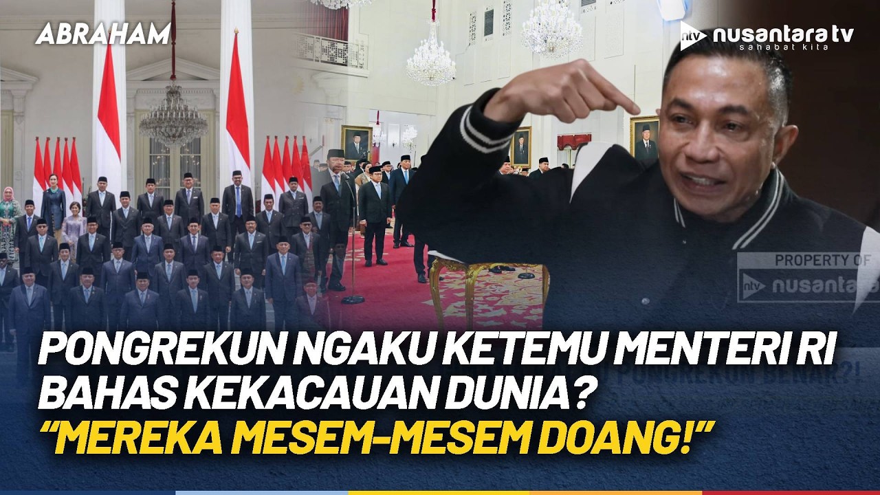Ketemu Menteri, Dharma Pongrekun Bongkar Chaos Global: Mereka Mesem-mesem Doang | ABRAHAM
