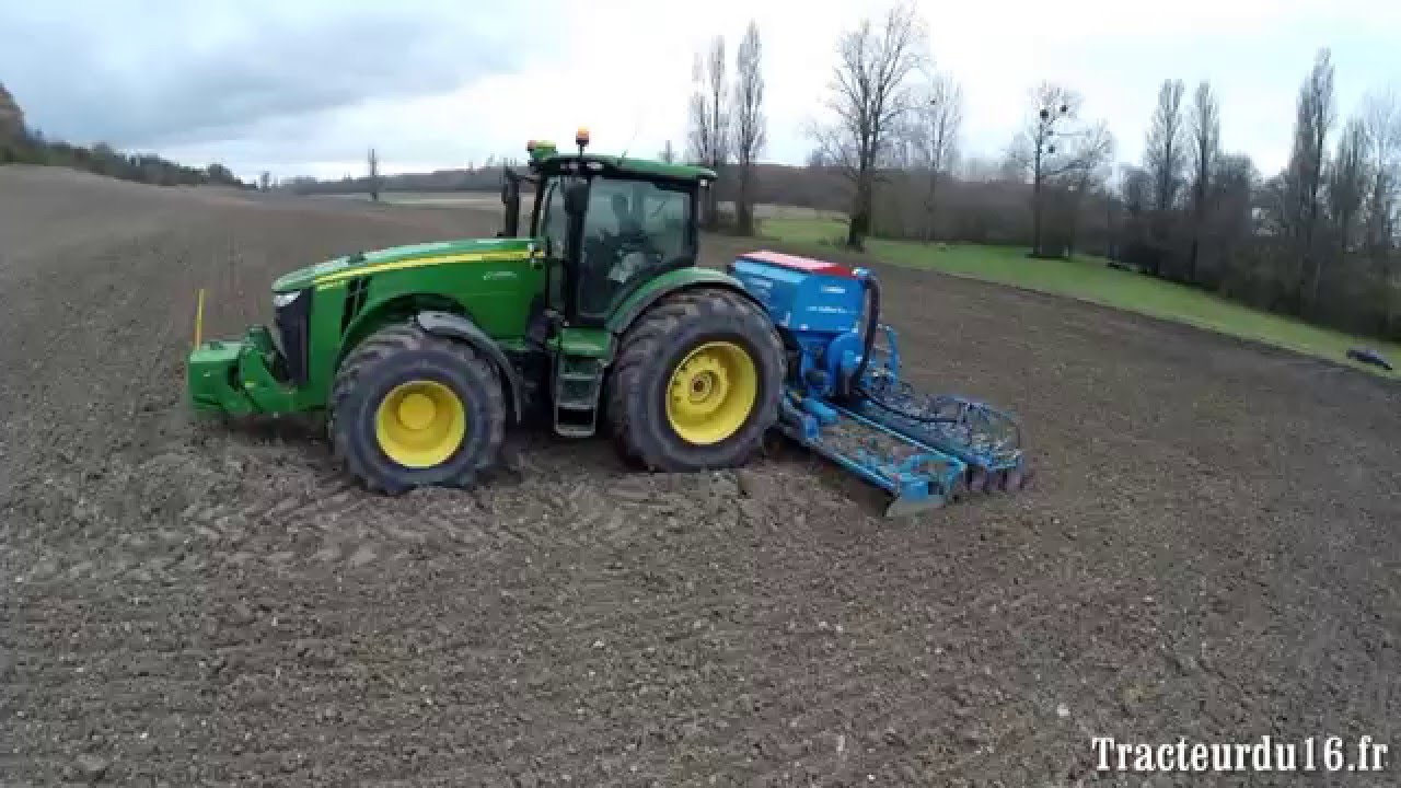 Wheat Seeding 2015 - Semis de bl&eacute; avec un John Deere 8360R !