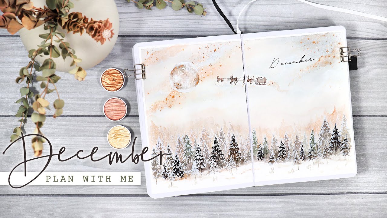 DECEMBER 2020 Plan With Me // Bullet Journal Monthly Setup