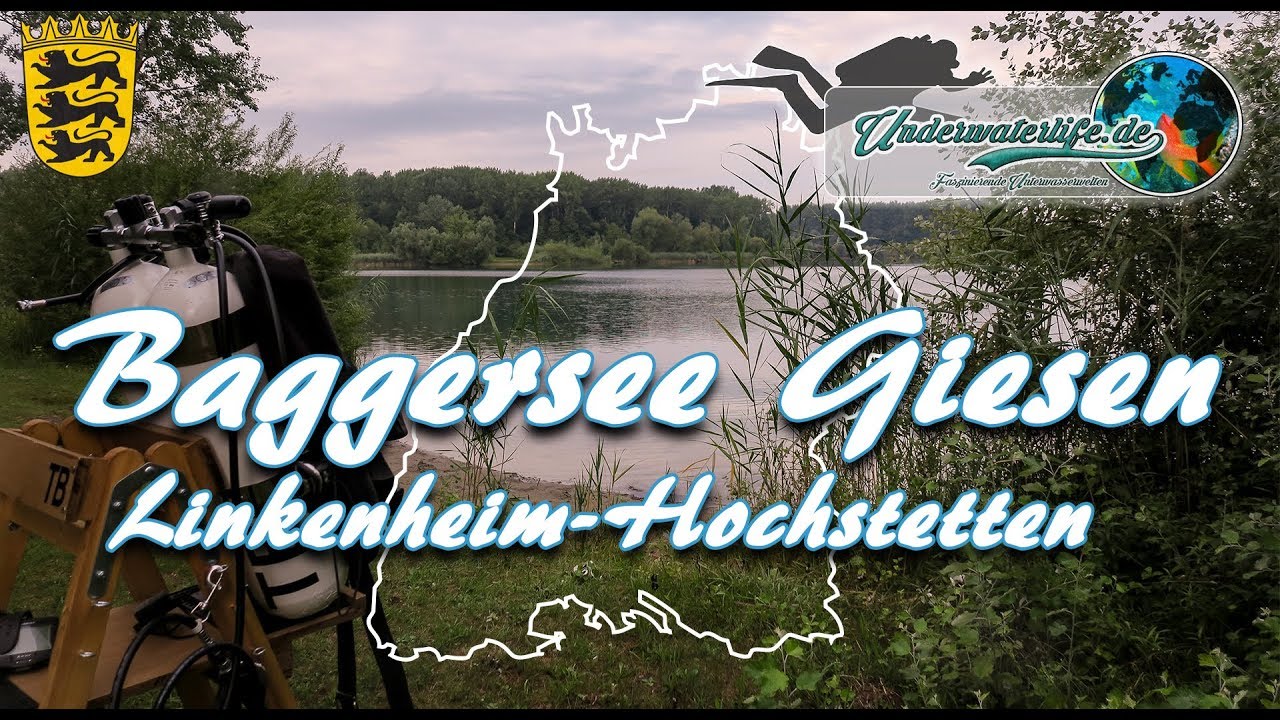 Tauchen Baggersee Giesen Linkenheim Hochstetten 3.8.2017