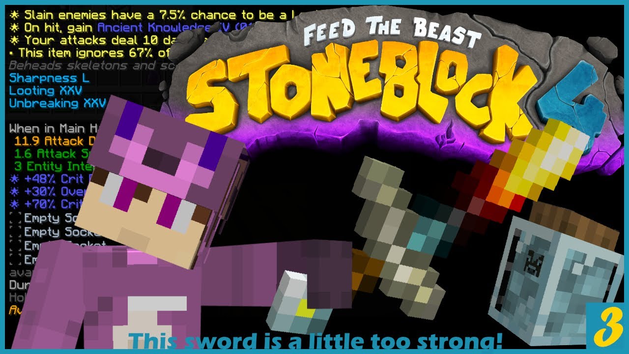 Stoneblock 4 -Minecraft Modpack- THIS is my ultimate Mek setup?  Moo's fluids? & the OP sword -03-
