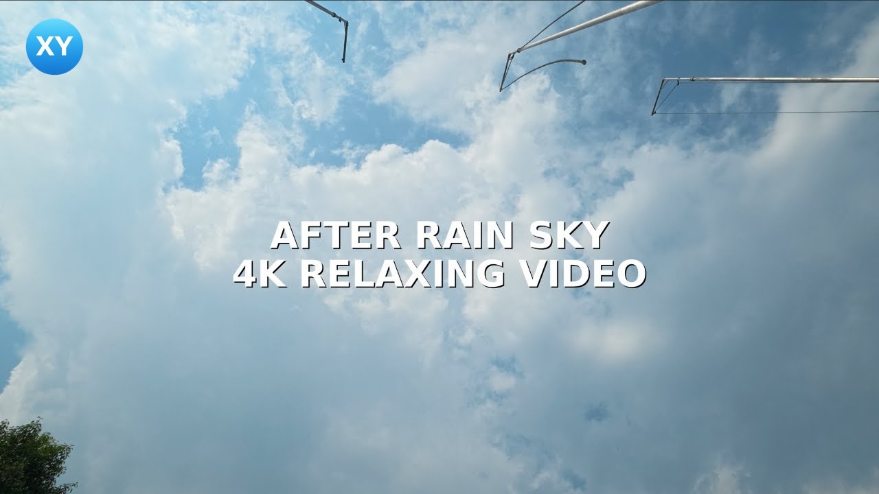 After Rain Sky | 4K Relaxing Sky Video for Deep Sleep, Study & Stress Relief